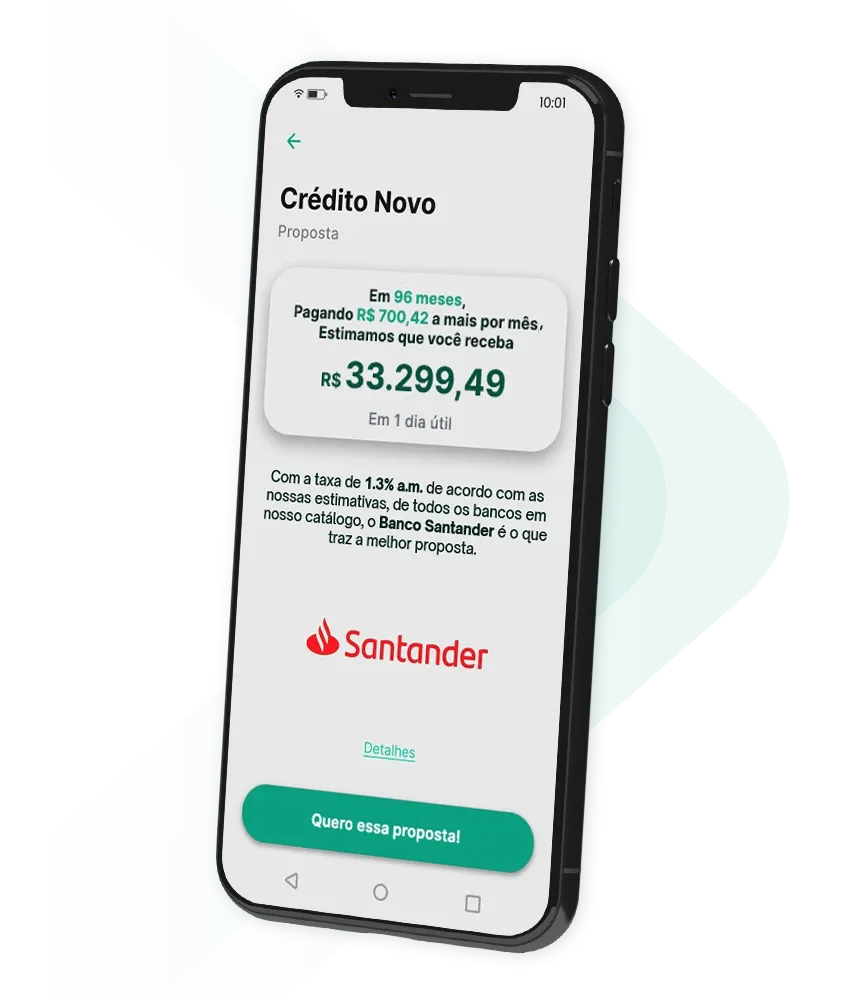 Oferta de empréstimo consignado no app Konsi