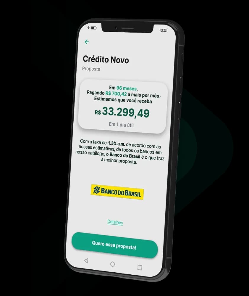 Oferta de empréstimo consignado no app Konsi