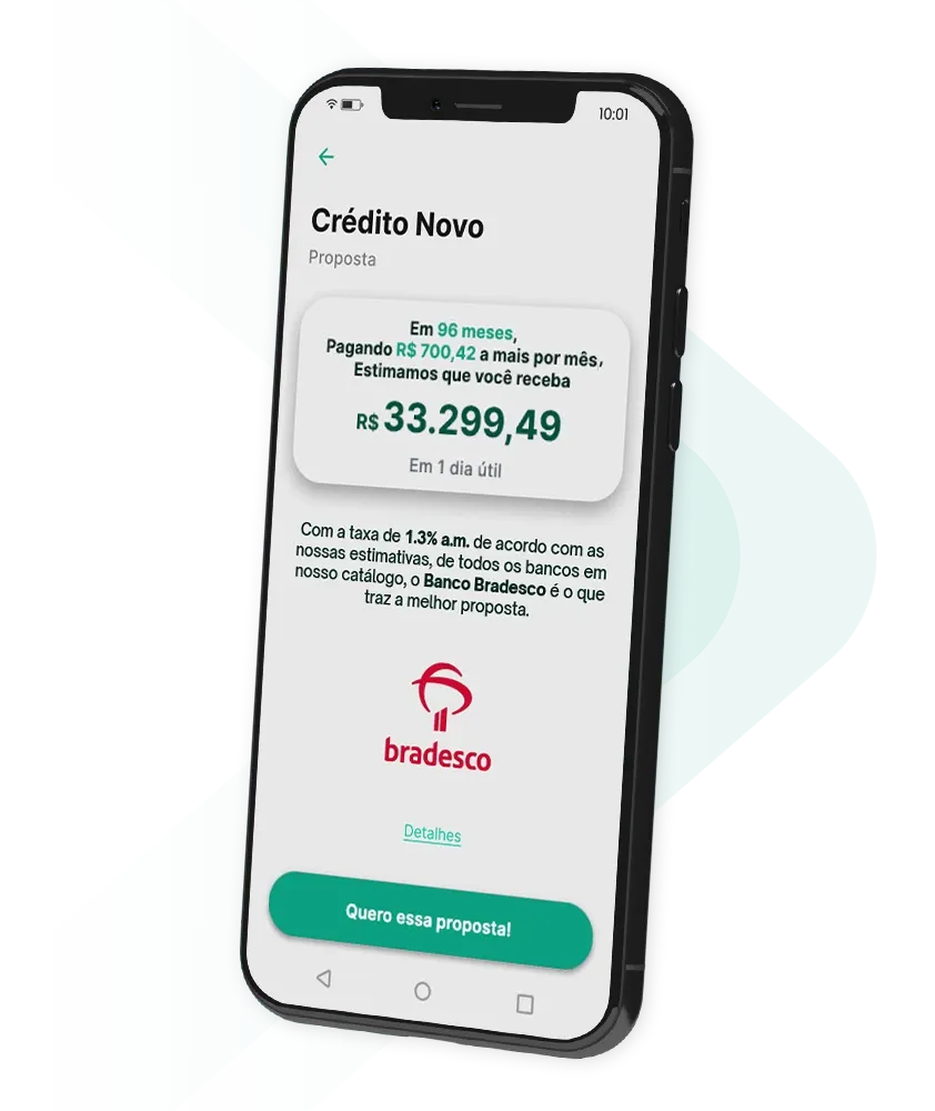 Oferta de empréstimo consignado no app Konsi