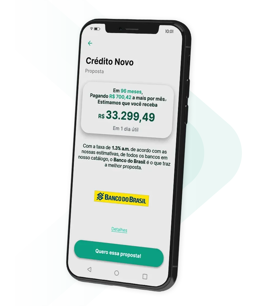 Oferta de empréstimo consignado no app Konsi